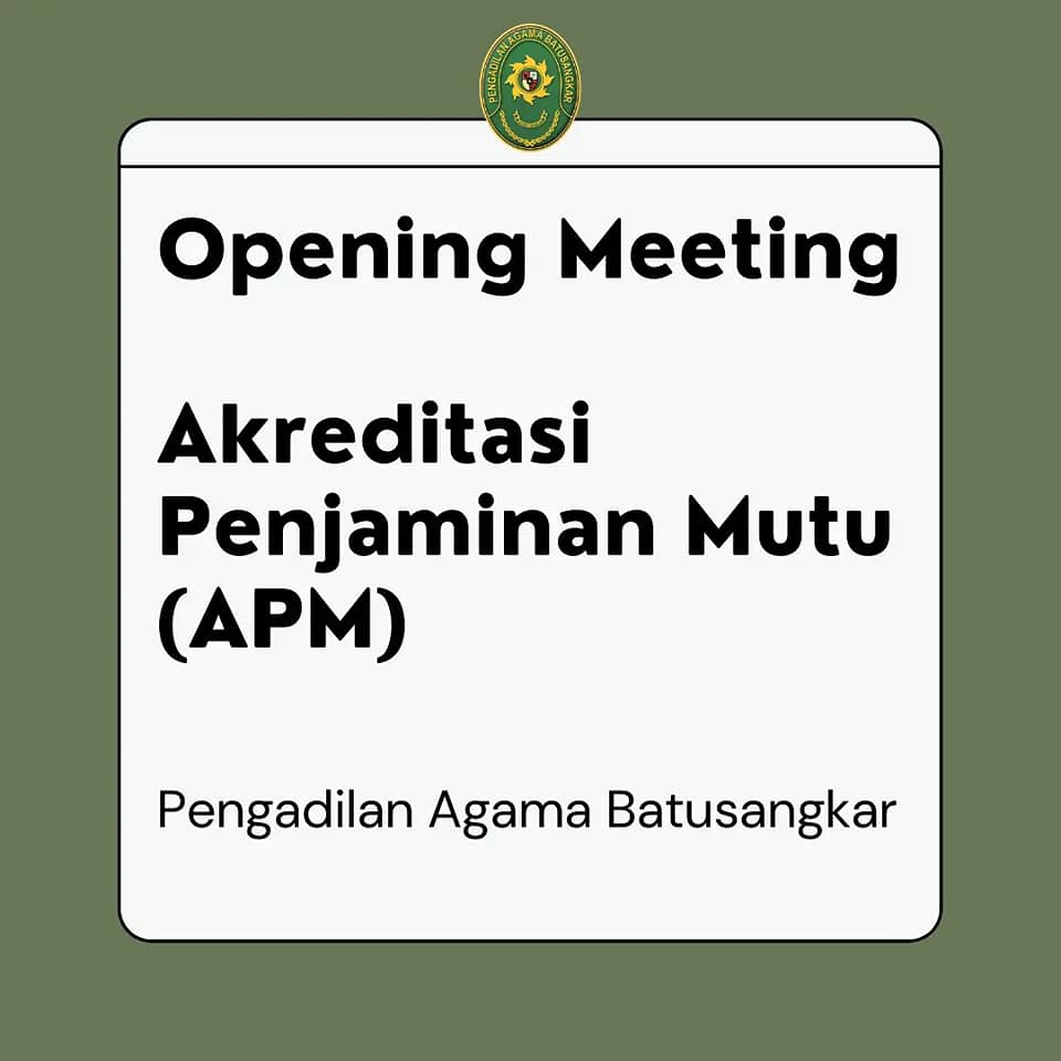 opening meeting