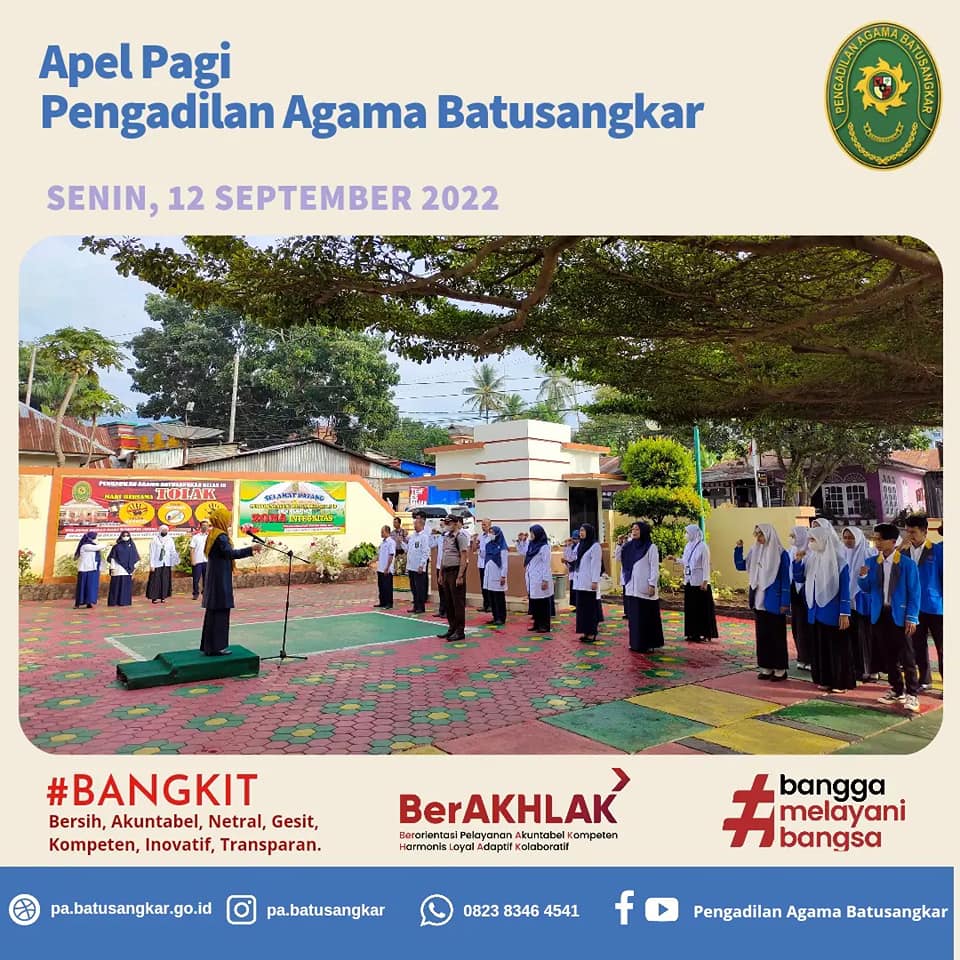 apel pagi 12 sept 2022