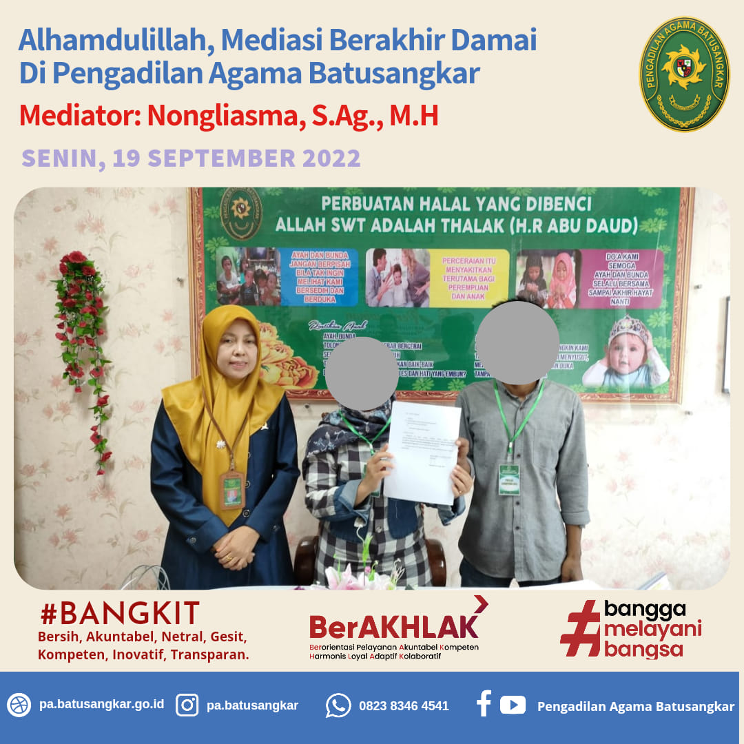 mediasi berhasil nongliasma 19 sept