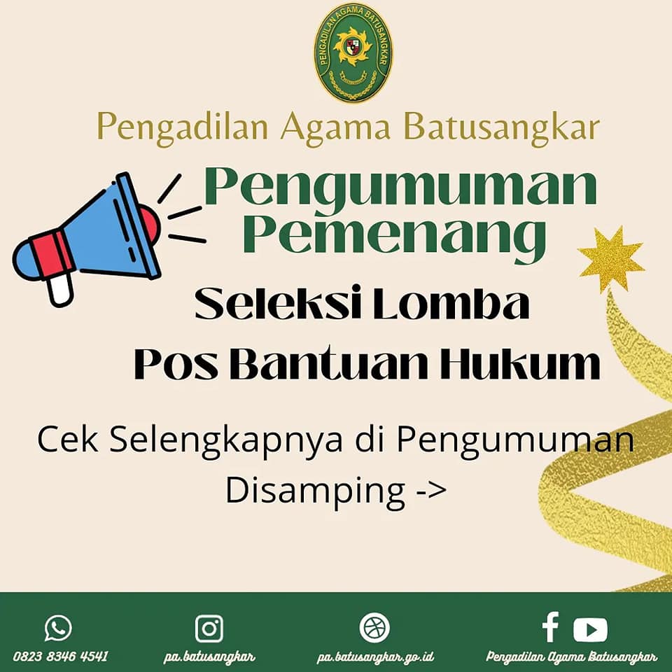 pengumuman posbakum