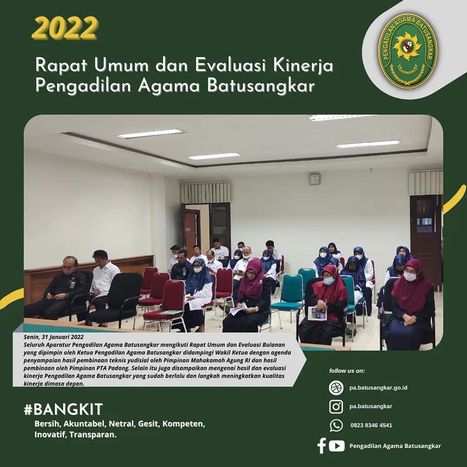 rapat umum akhir bulan januari 2022