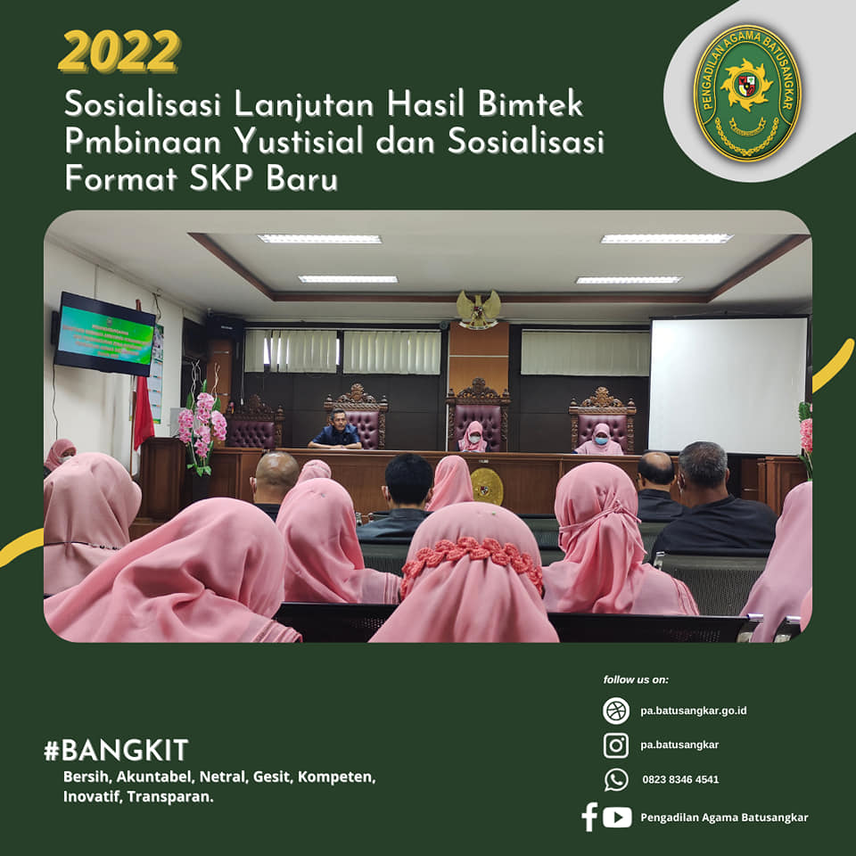 sosialisasi lanjutan hasil bimtek dan SKP2