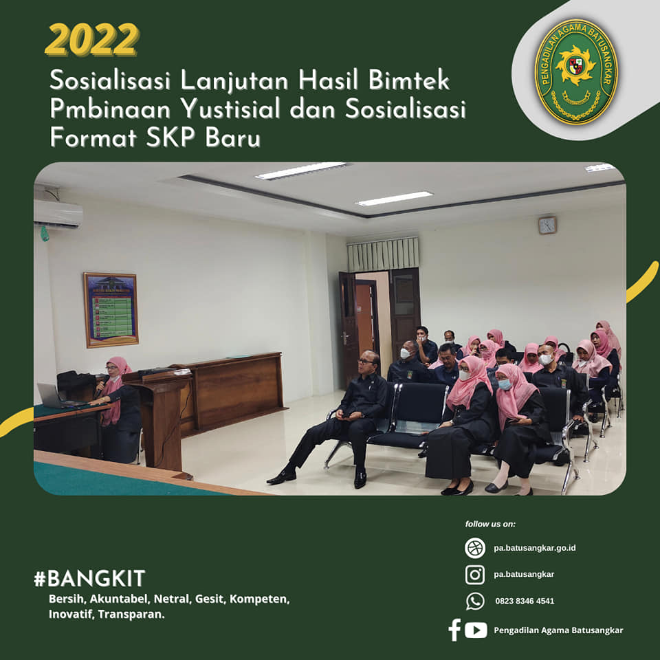 sosialisasi lanjutan hasil bimtek dan SKP3