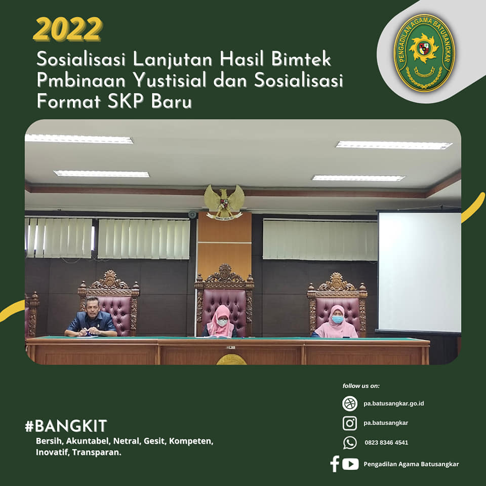 sosialisasi lanjutan hasil bimtek dan SLP