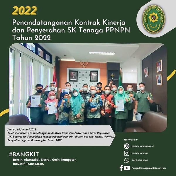 tandatangan kontrak kinerja PPNPN