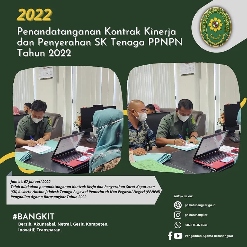 tandatangan kontrak kinerja PPNPN2