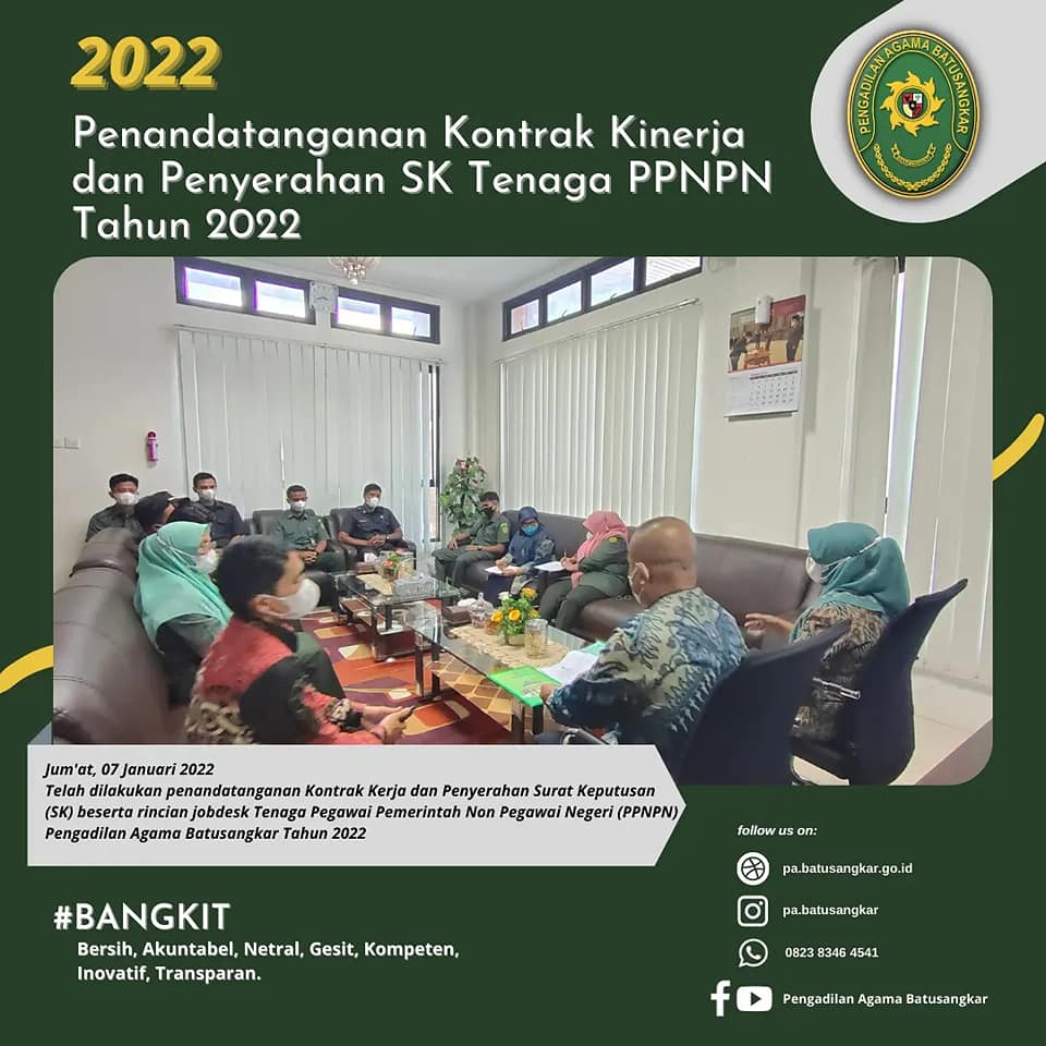 tandatangan kontrak kinerja PPNPN4