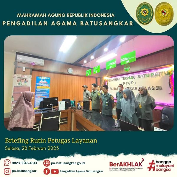 briefing pagi 28 feb 23