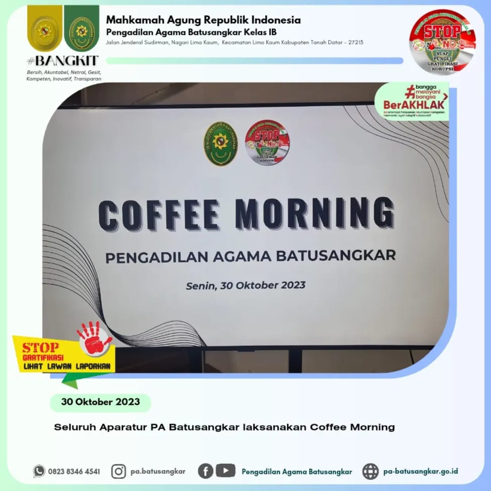 coffe morning 30okt