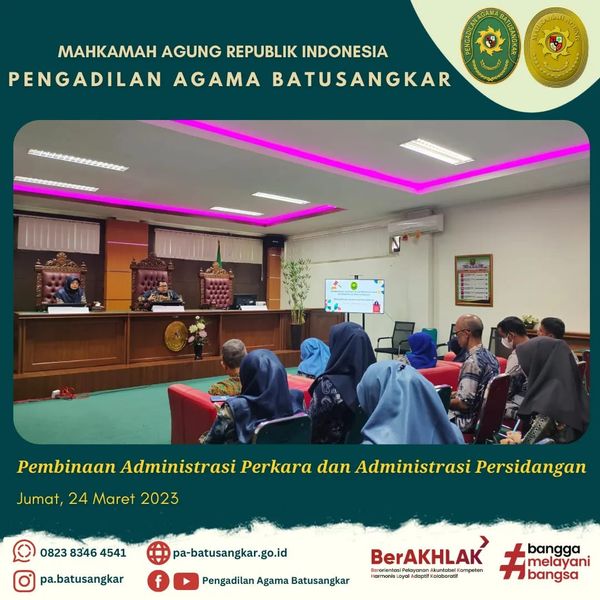 pembinaan administrasi perkara