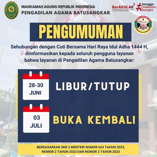 pengumuman idul adha