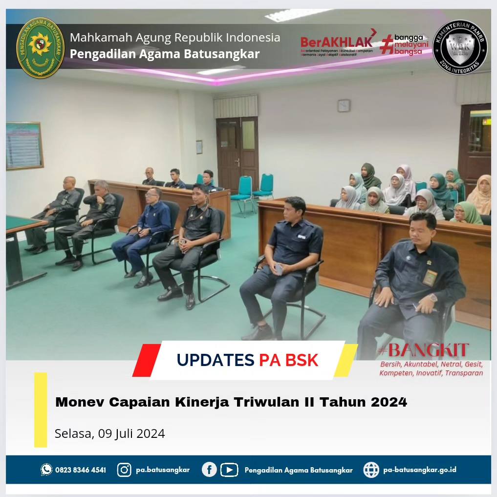 Monev Capaian Kinerja triwulan II 20243