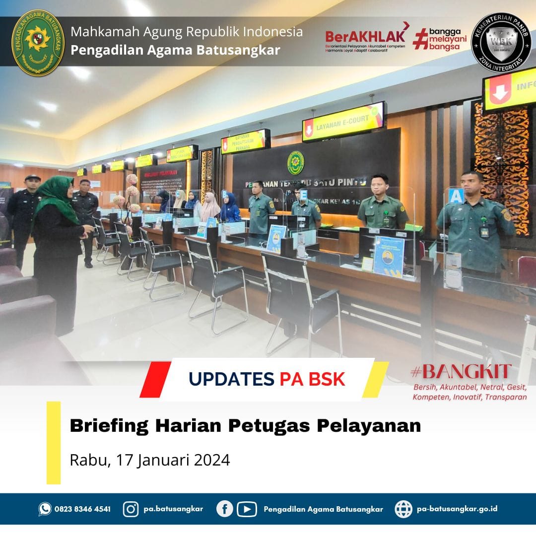 briefing pagi 17 jan