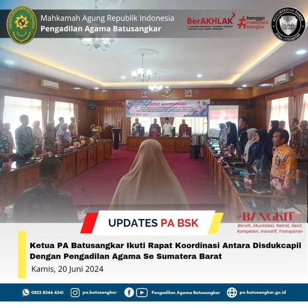 rapat koordinasi disdukcapil dg ketua pa sesumbar
