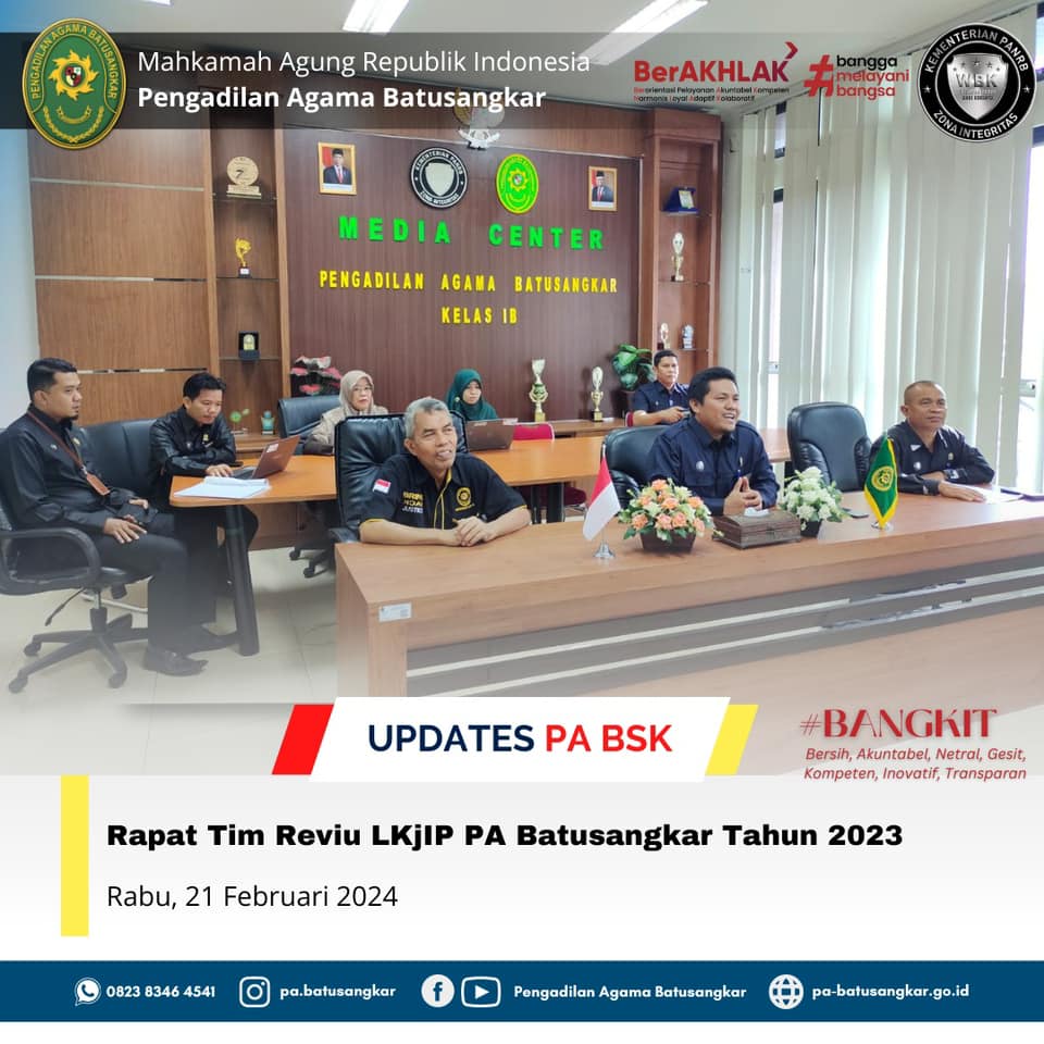 rapat tim reviu lkjip