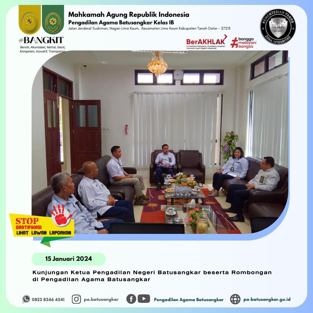 silaturahmi ketua pn bsk