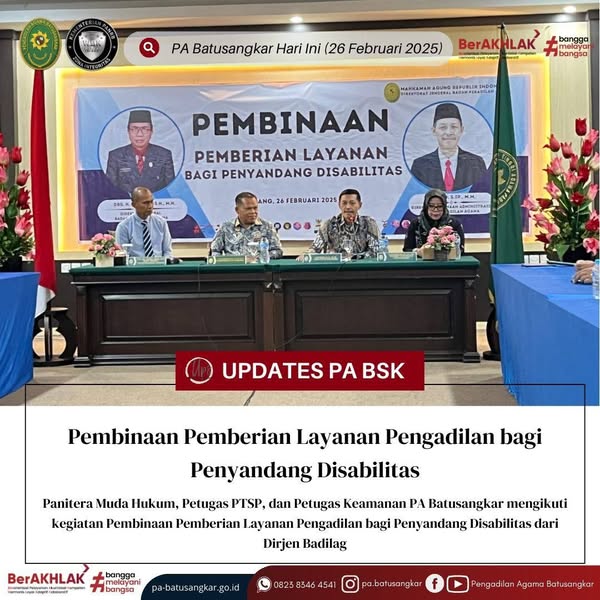pembinaan bagi penyandang disabilitas
