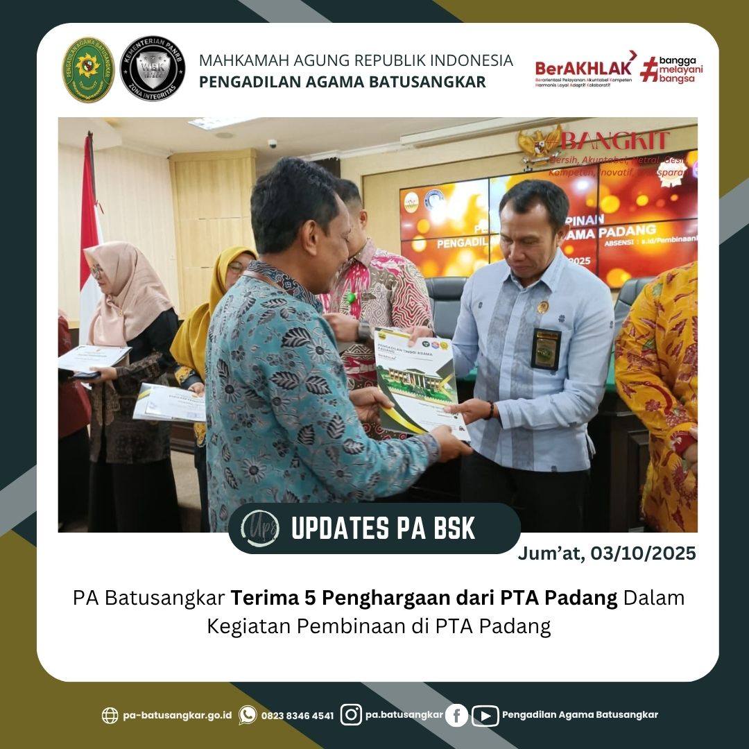 penghargaan dari PTA4