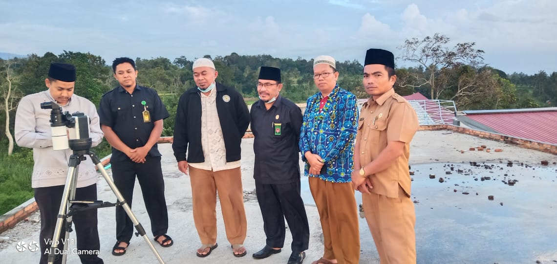 Ruyatul Hilal awal Ramadhan 1422 H